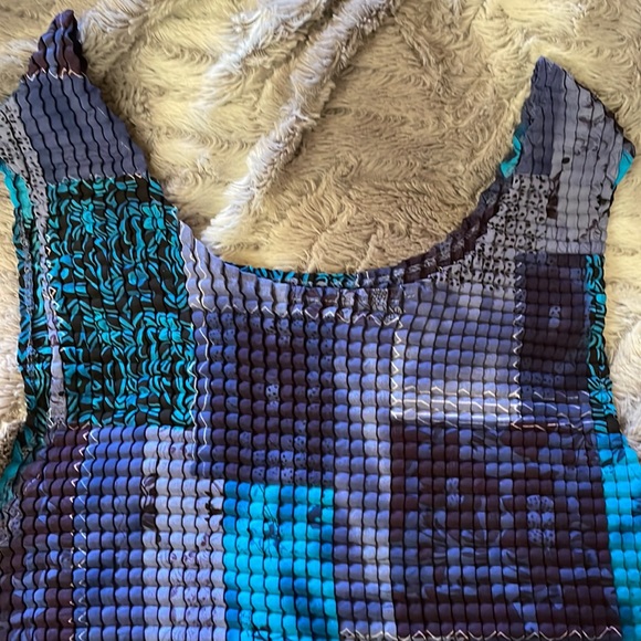 EUC Jordan Blue Label Floral Button-Down Blouse & Camisole SET in Blues, Size XL - Picture 5 of 9